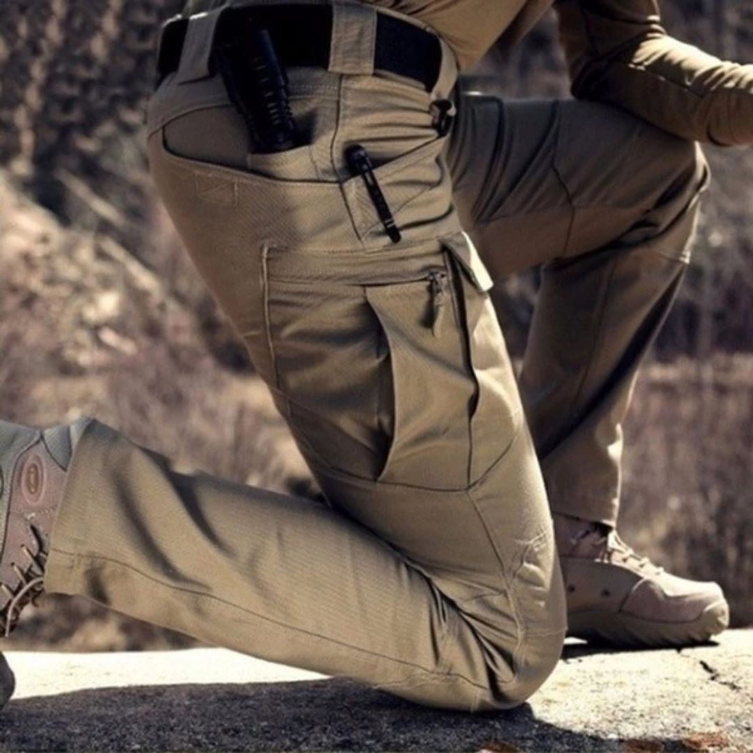 Pantalón Cargo Ultra Resistente + Correa Negra