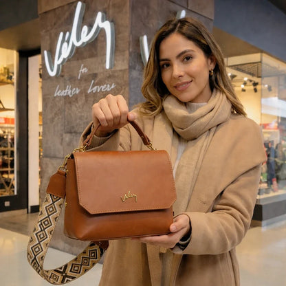 Bolso Carriel VLZ de Cuero Legítimo - Lanzamiento Exclusivo Con 80% de Descuento